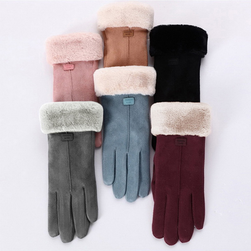 Tanie 2022 nowe zimowe damskie rękawiczki do obsługiwania ekranów dotykowych nowe sklep