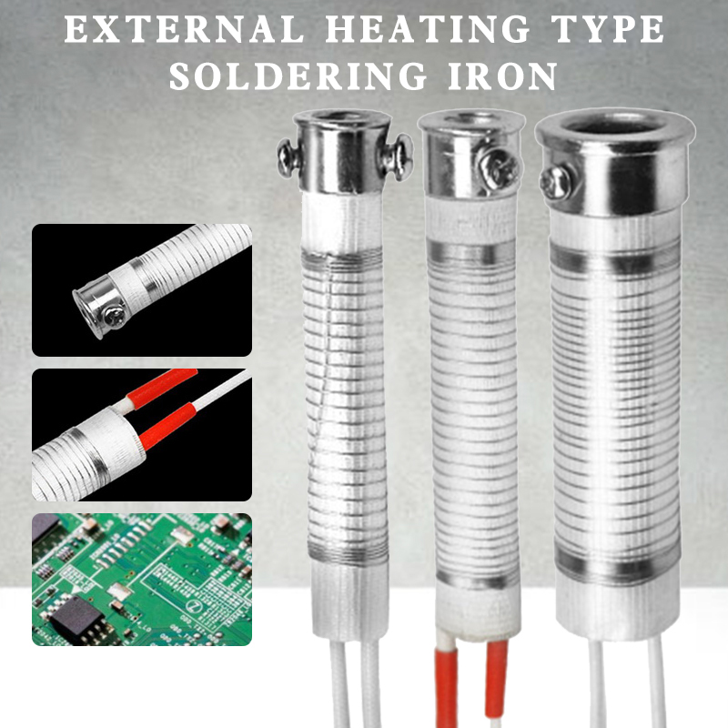 Nombre 2, Elemento de aquecimento externo do núcleo do ferro de solda elétrico da substituição 30/40/60/80/100/150/200/300w ferramenta do equipamento de solda