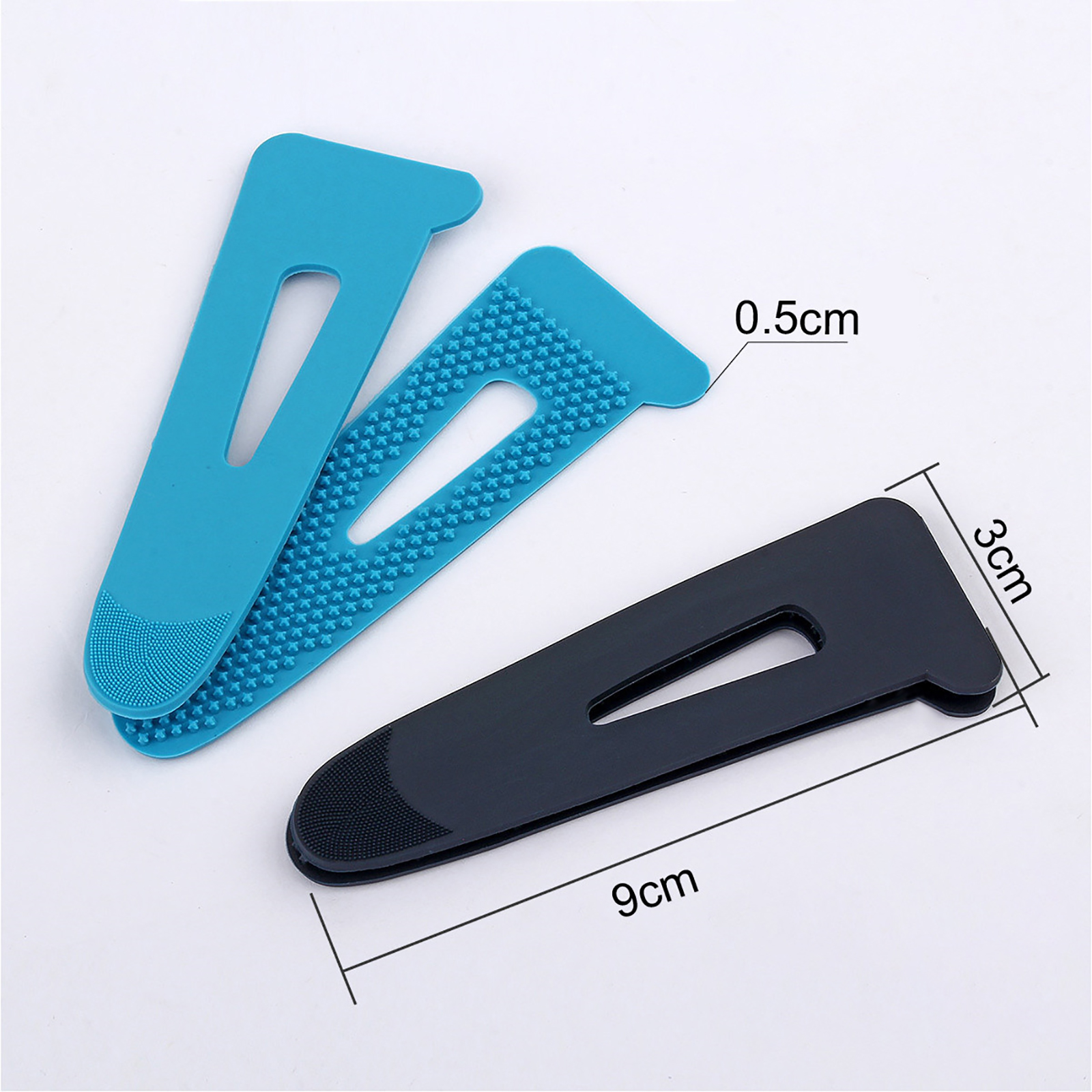 Description Picture 3 of item2pcs/Set PVC Hook Loop Fastening Holder No Glue For Clothes Self Adhesive Cuffs Hook Loop Fastener Klittenband Sweing Clothes