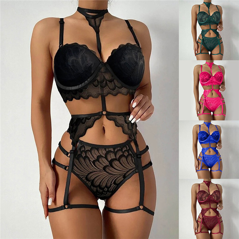 Lace Bra and Panty Set Perspective Sex Erotic Costumes Lingerie