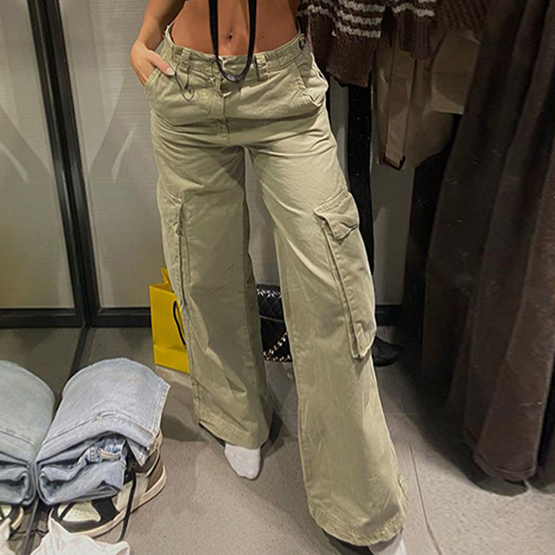 Y2K Womens Oversized Drawstring Low Waist Parachute Cargo Sweatpants Women  Loose Fit Jogger Cargo Streetwear Outfit From Tchai, $13.61