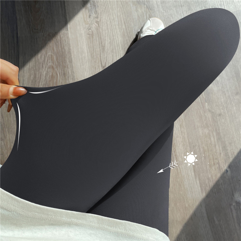 Solid Seamless Leggings With Pocket Women Soft Workout Tights Fitness Outfits Yoga Pants High Waist Gym Wear Spandex Leggings
